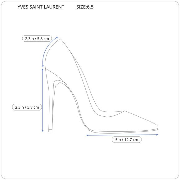 Saint Laurent Pump Shoes Size US 7 Beige Brown Patent Leather Heel Block Bow - Picture 15 of 15